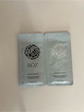 ROZ Foundation Shampoo & Conditioner Sachets - .34 Oz each